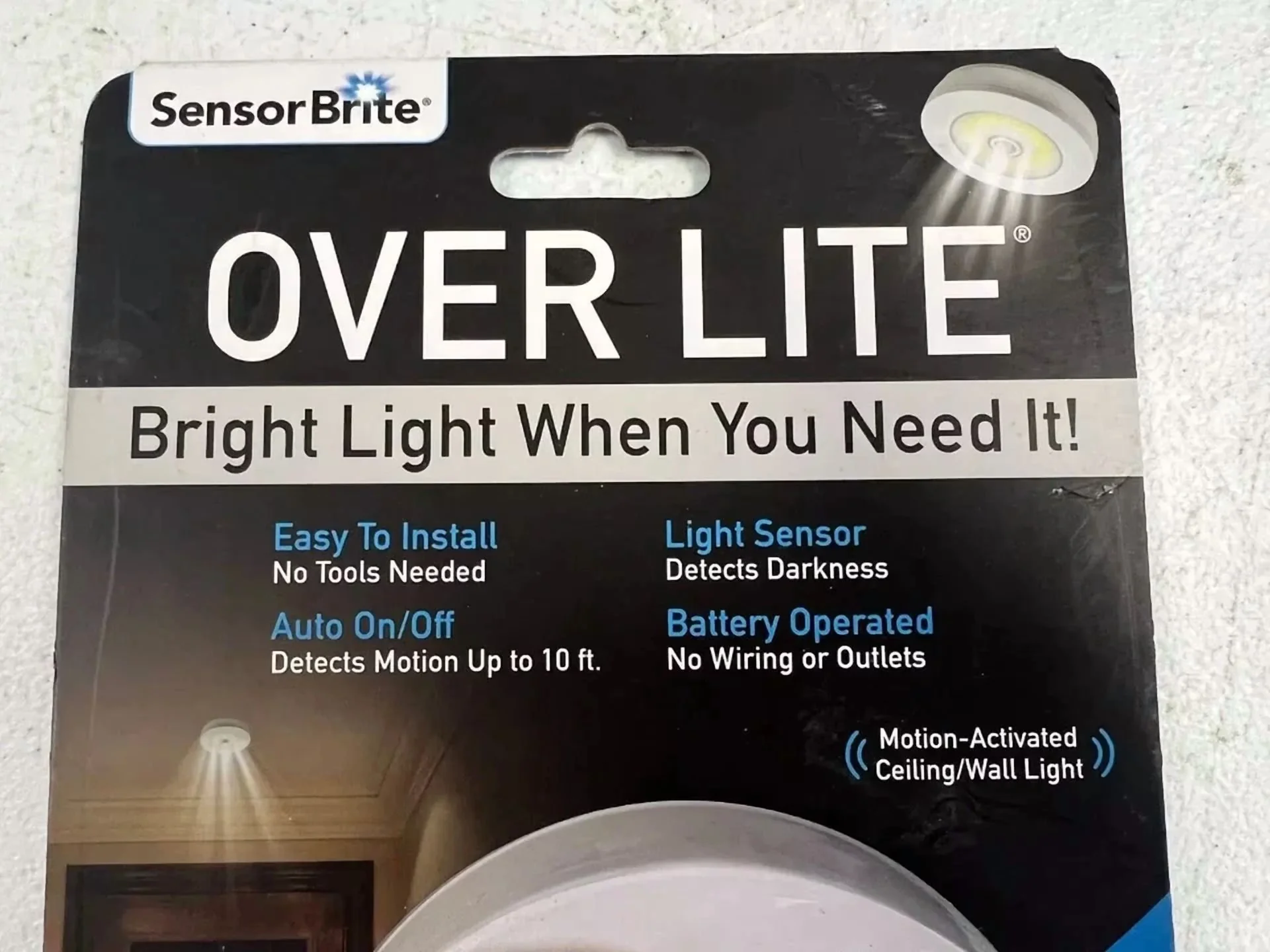 Quality Led Lighting with LED, Motion Sensing, Useful for both indoor and outdoor use. - Model 0373ED