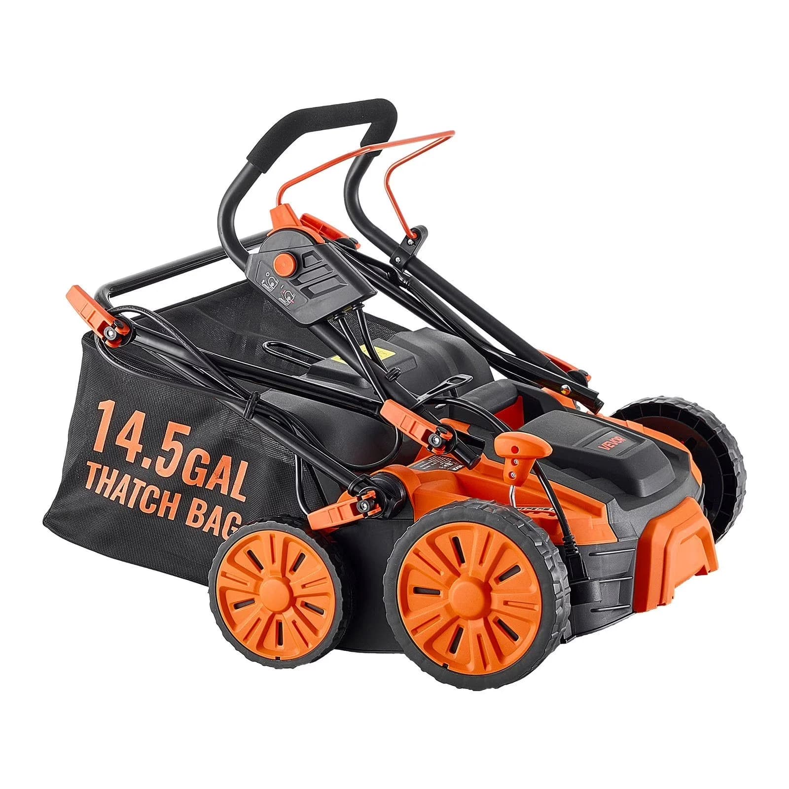 Push Mower Versatile with 5 Adjustable Depths Comes, 14.5-Gallon Large Collection Bag - Model 98899B