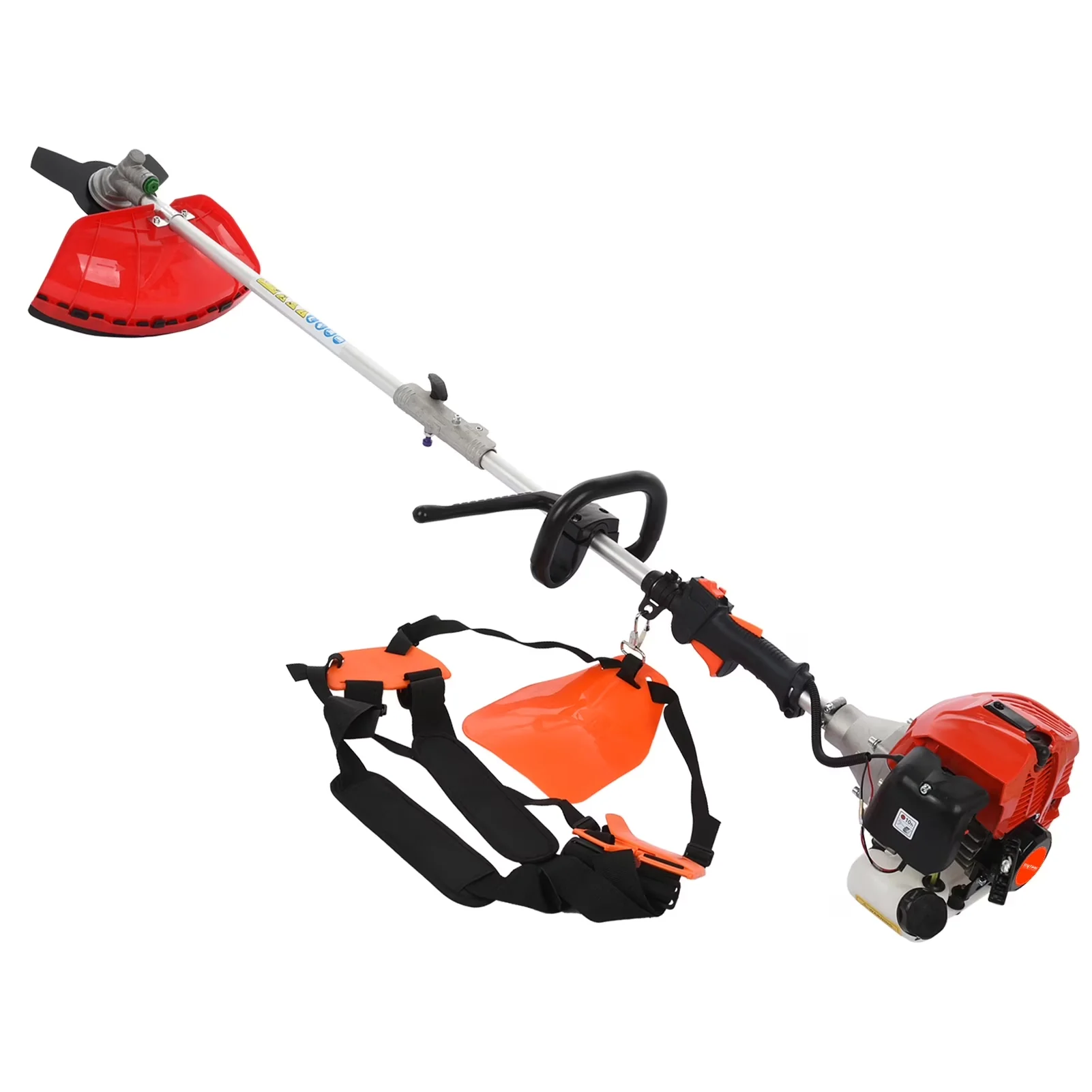 String Trimmer Innovative with Brush Cutter and Gas 2-Stroke, 5 in 1 Weed Eater Gas Powered - Red Model 940E4E