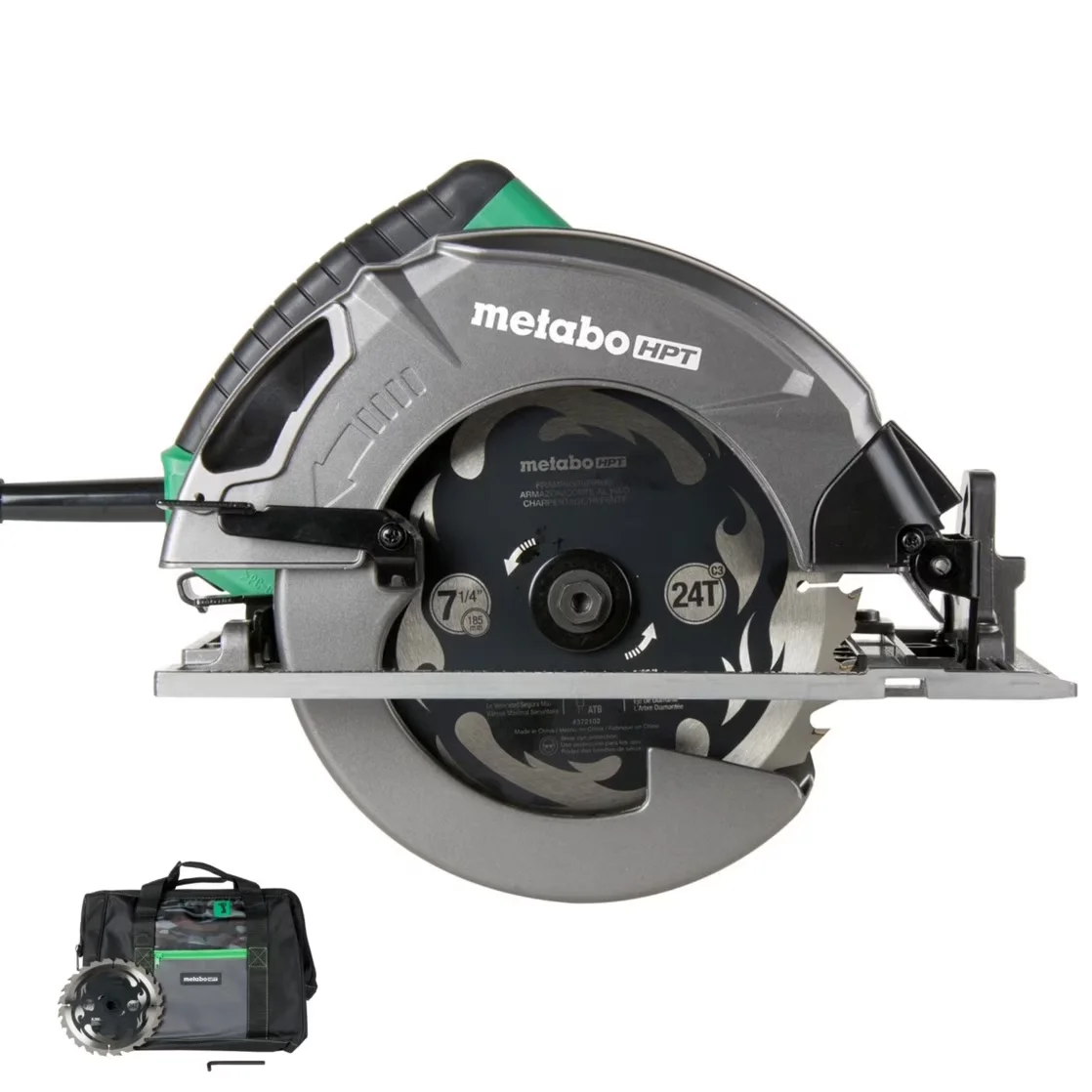 Efficient Power Saw with Lightweight, 15-Amp, 7-1/4-In Circular Kit - Heavy Duty Model 514349
