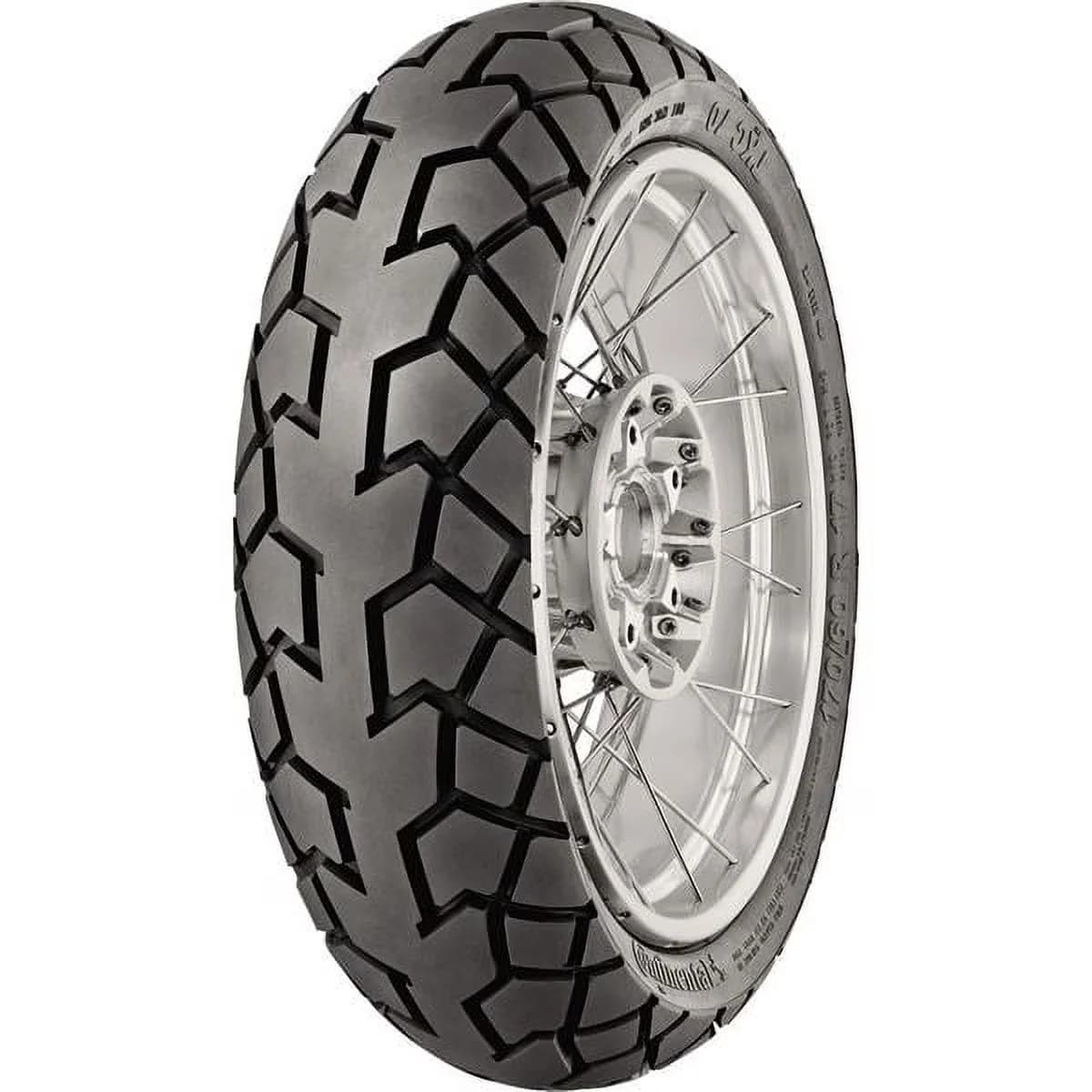 Efficient Motorcycle Tire with TKC70 Dual Sport Rear 150/70R-18 (70T) - Black Model 1DEE44