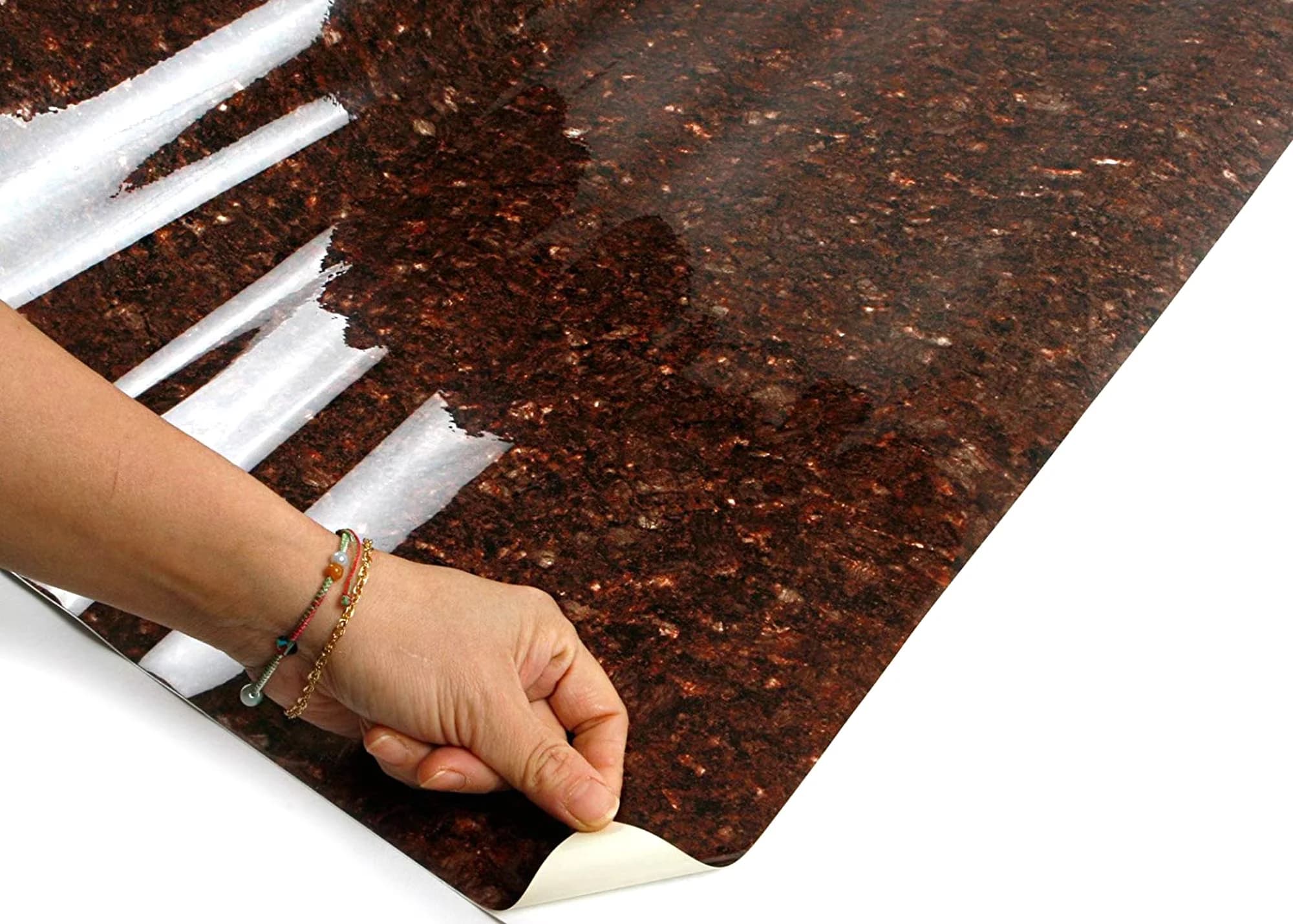 Durable Wallpaper with Stain Resistant, Waterproof - Emerald Polyvinyl Chloride Model ACC819