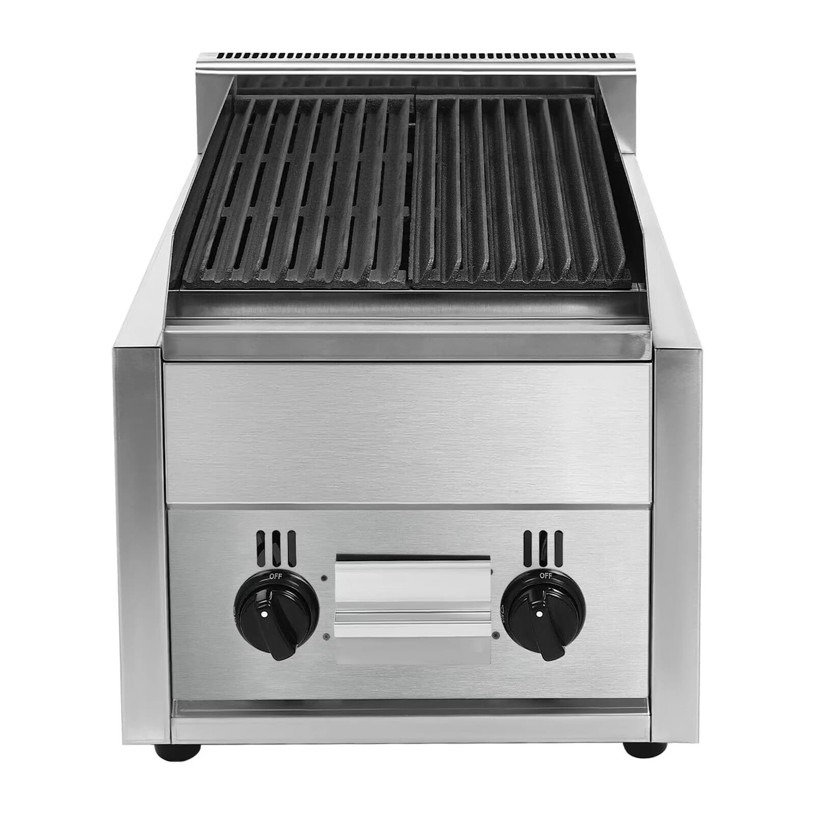 Classic Gas Grill - Cast Iron Silver Burner - Built to Last Model F8AD89