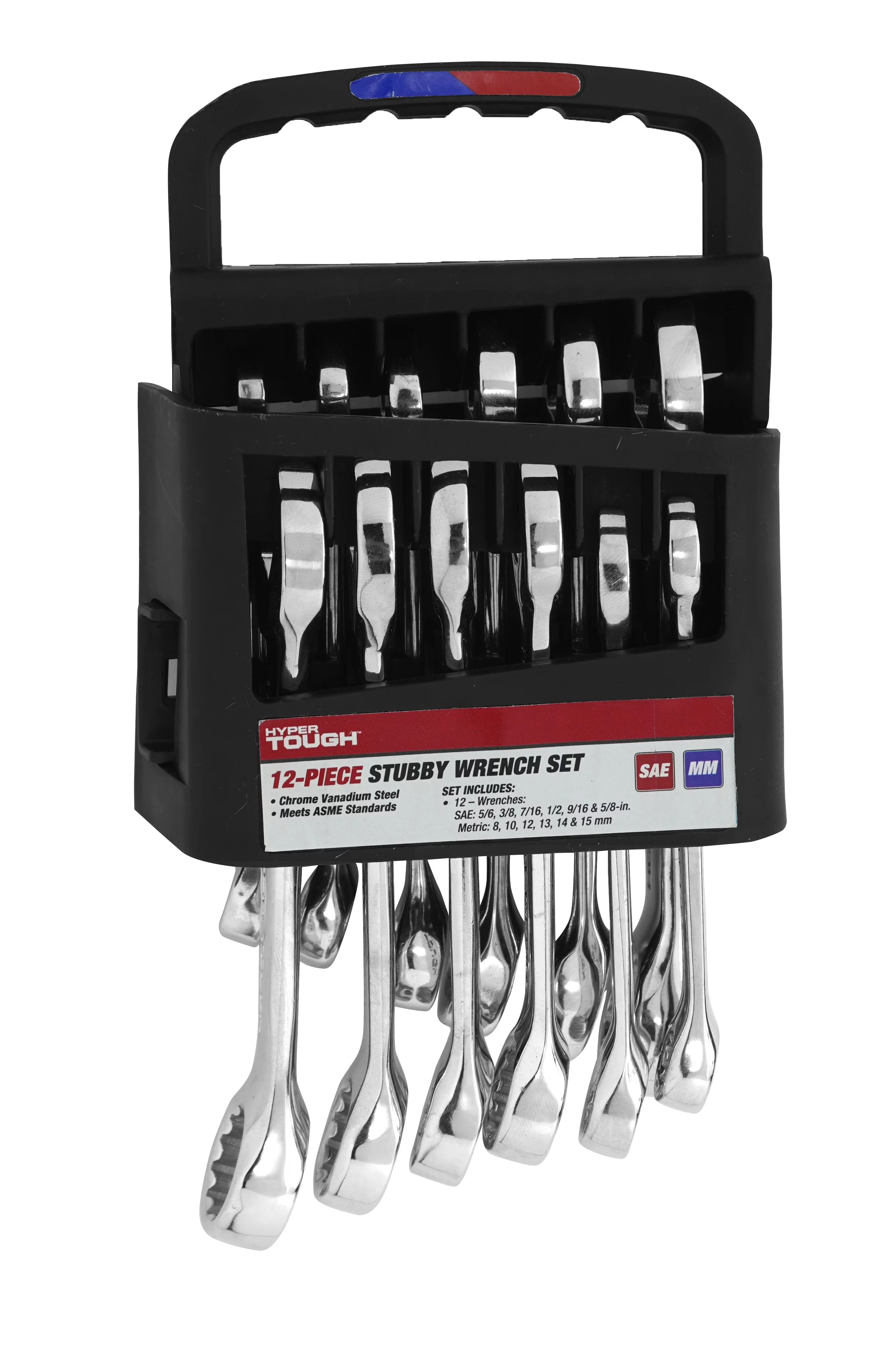 Essential Hand Tool Set with Easy To Operate, Rustproof - SAE & Metric Model E81ACB