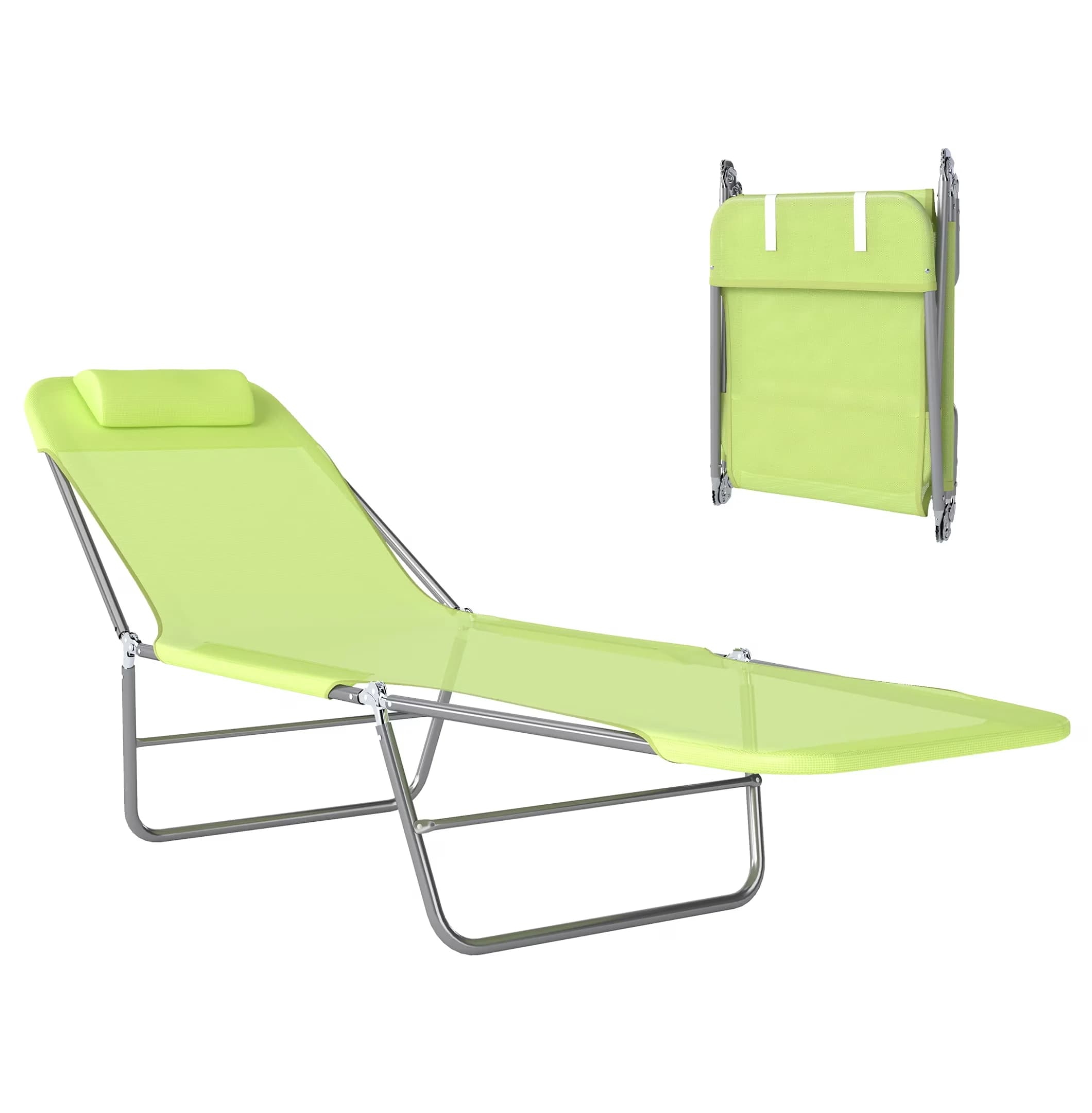 Efficient Beach Chair with Adjustable, Folding, Folding Chaise Lounge - Multicolor Model C12E0C