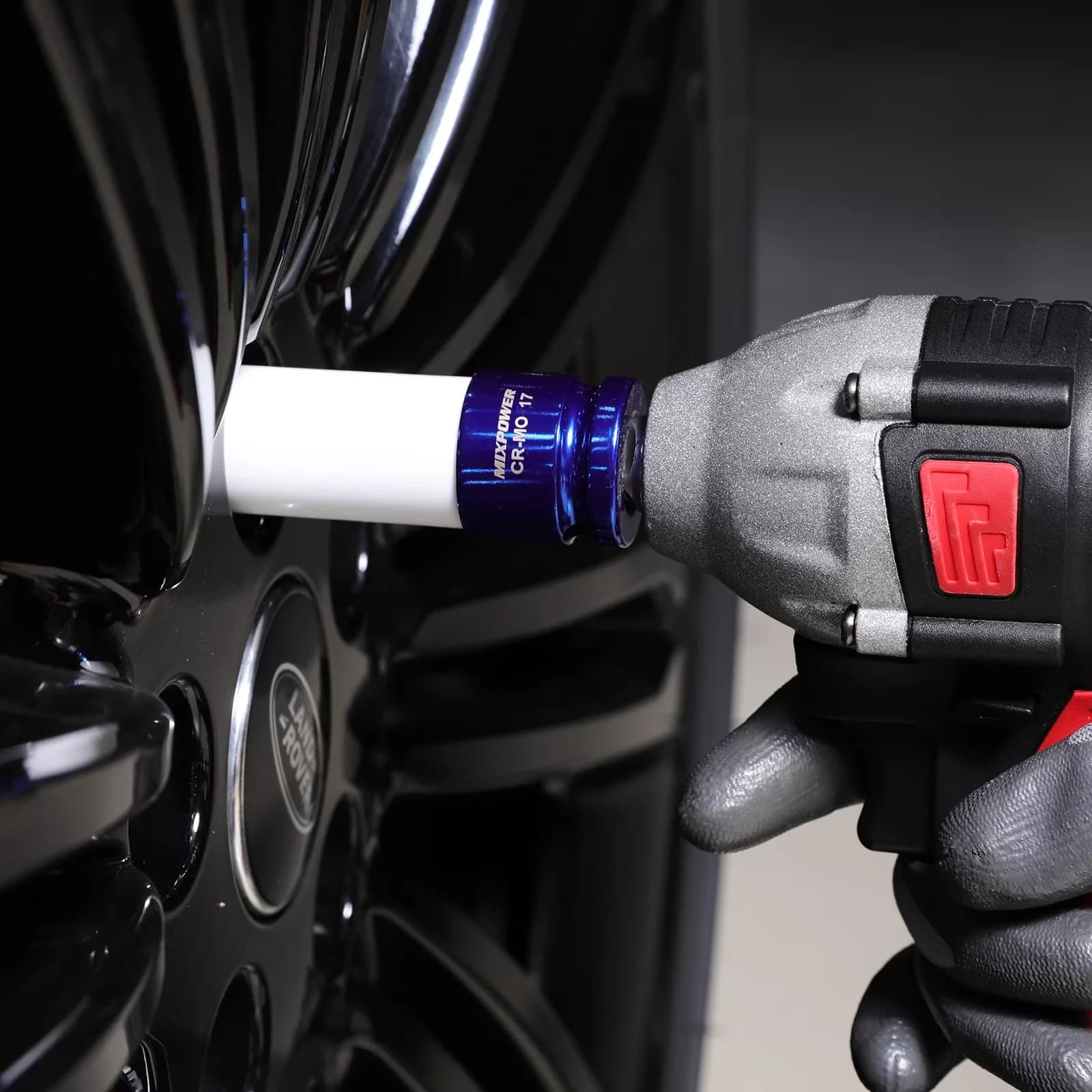 Efficient Hand Tool Set with 7-Piece 1/2" Drive Lug Nut Impact Socket, Non-Marring Plastic Sleeve - Cr-Mo ;Nylon Model B9EE7E
