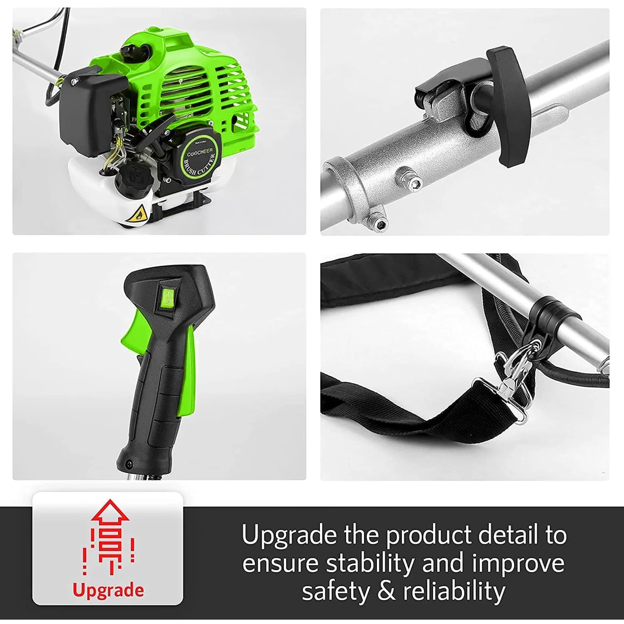 Sleek String Trimmer with Attachment Capable, Cord Lock, Weed Eaters - Green Model 2C1BA4