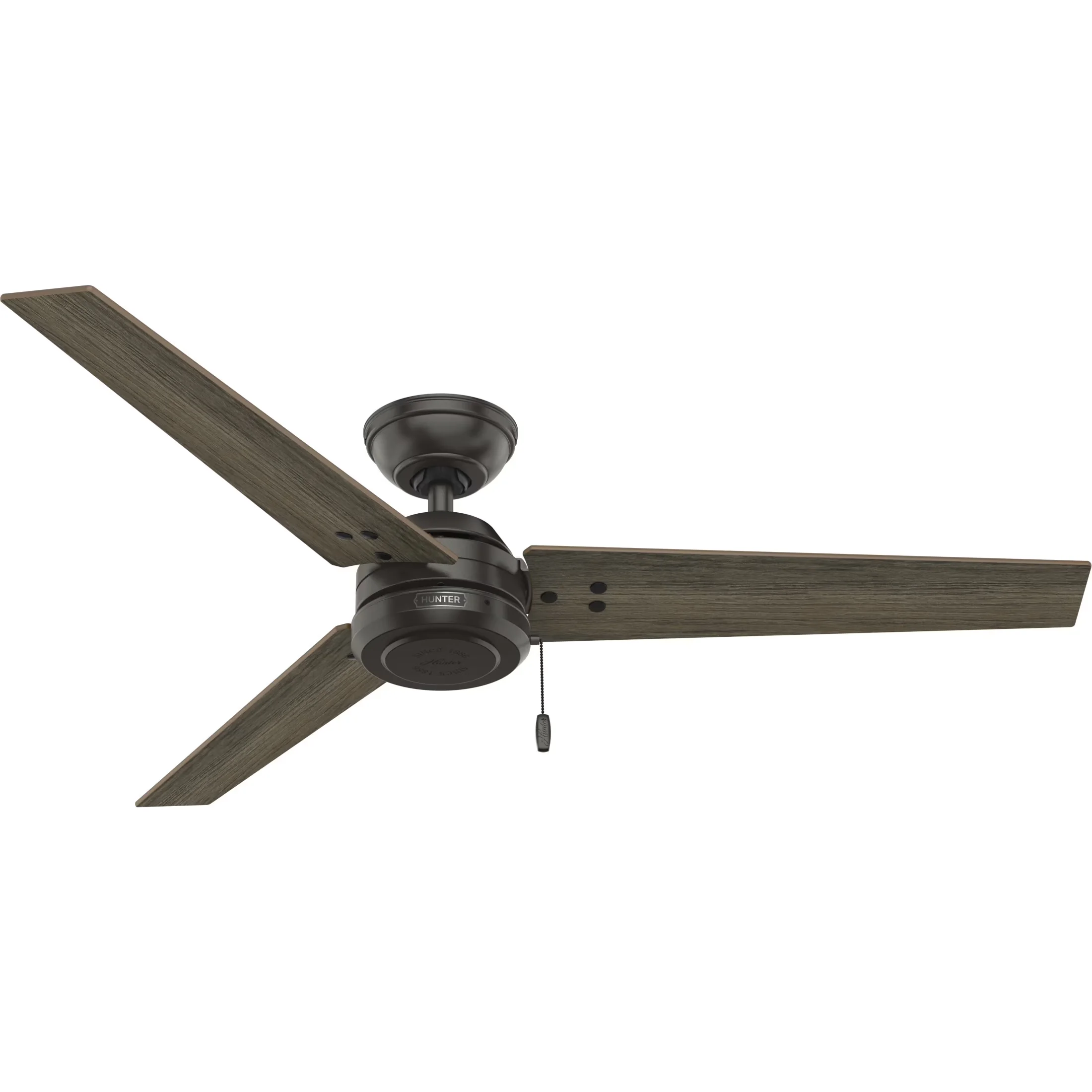Compact Ceiling Fan with Reverse Airflow, Farmhouse, Reversible Blades - Bronze Not Included Zzz Model A5A988