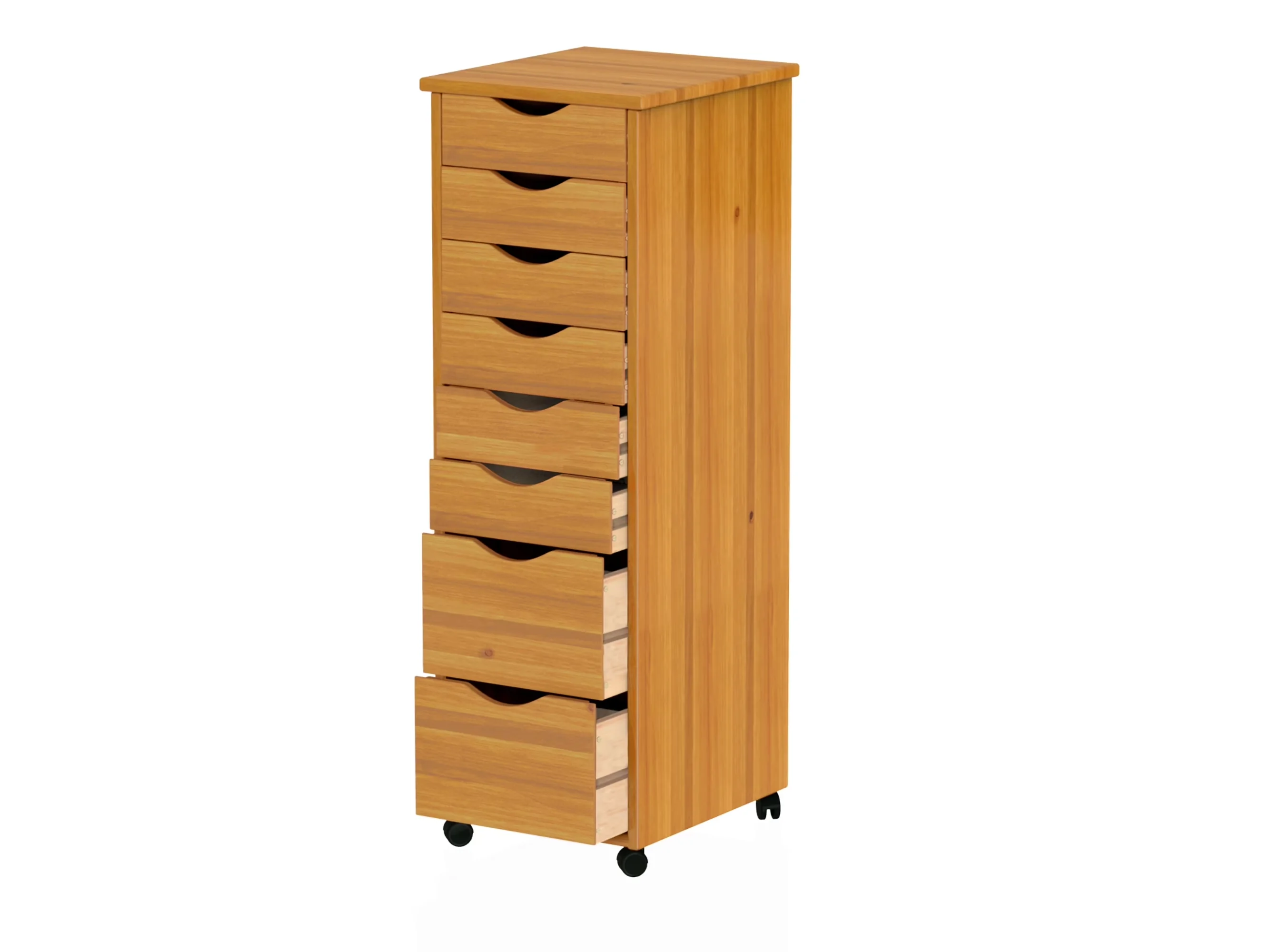 Reliable Garage Storage Supply with Contemporary, Rolling, Home storage on wheels - Brown Model BF68D2