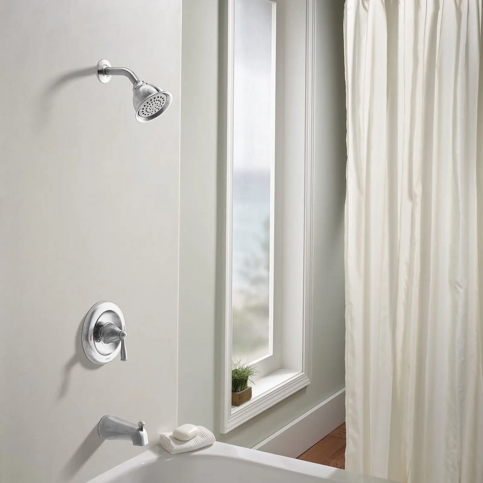 Bathroom Renovation Modern with Universal, Limited lifetime warranty, T&S 1H (Pack of 1) - Silver Metal Model AE087B