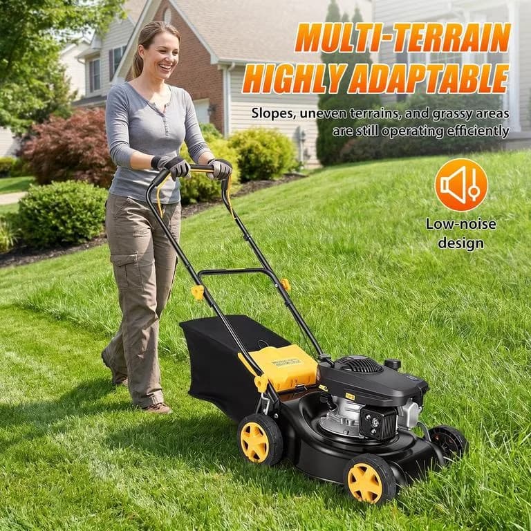 Stylish Riding Lawn Mower with Material: Metal, Plastic, 4-Stroke 132CC Engine for Home, Commercial - Model AC73CF