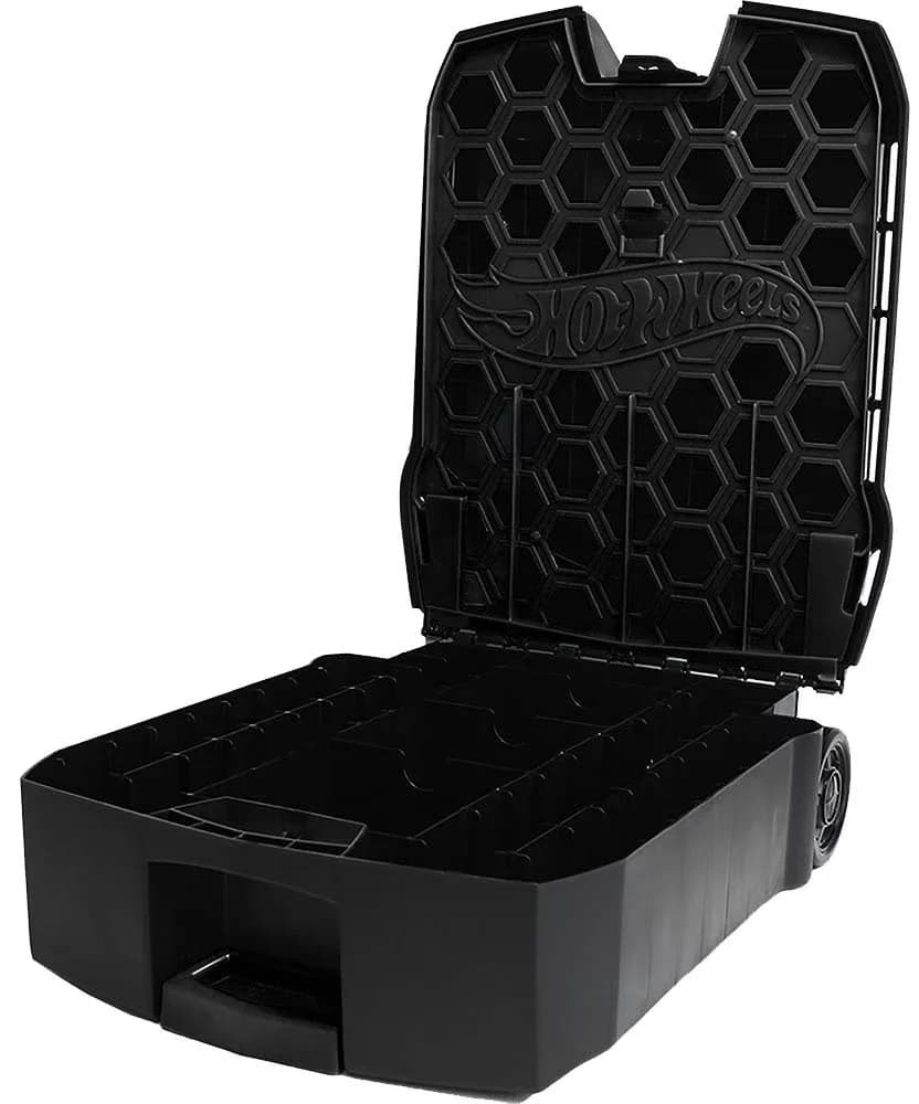 Essential Garage Storage Supply with Measures 14" x 6" x 11.75"., Retractable Handle - Black Plastic Model 1962C2