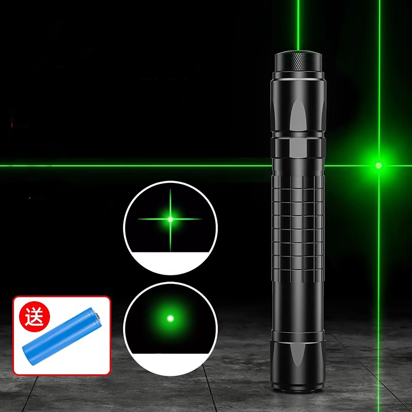 Measuring Layout Quality with Adjustable, Green Laser Level, 5 Patterns - Multicolour Plastic Model 00FFB0