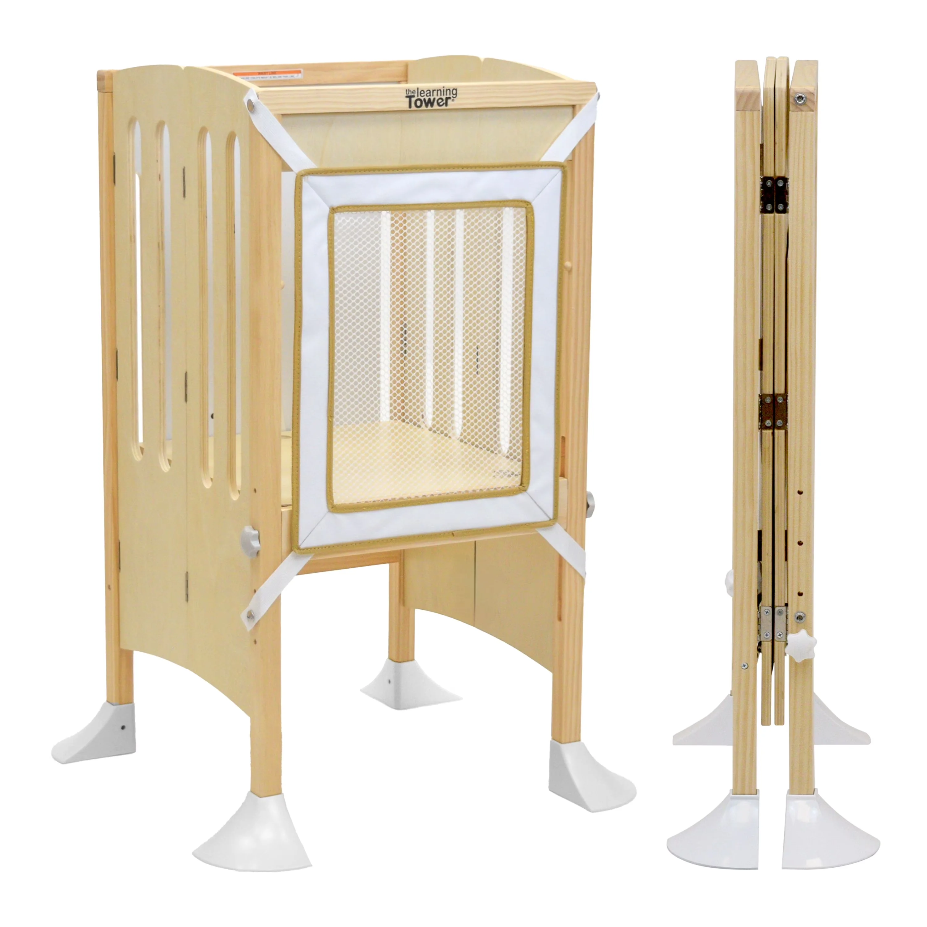 Ladders And Step Stool Quality with Adjustable, Foldable - Off-White Wood Model 856273
