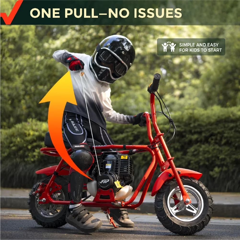 Premium Scooter - Red Mini - Reliable Performance Model 3CD92B