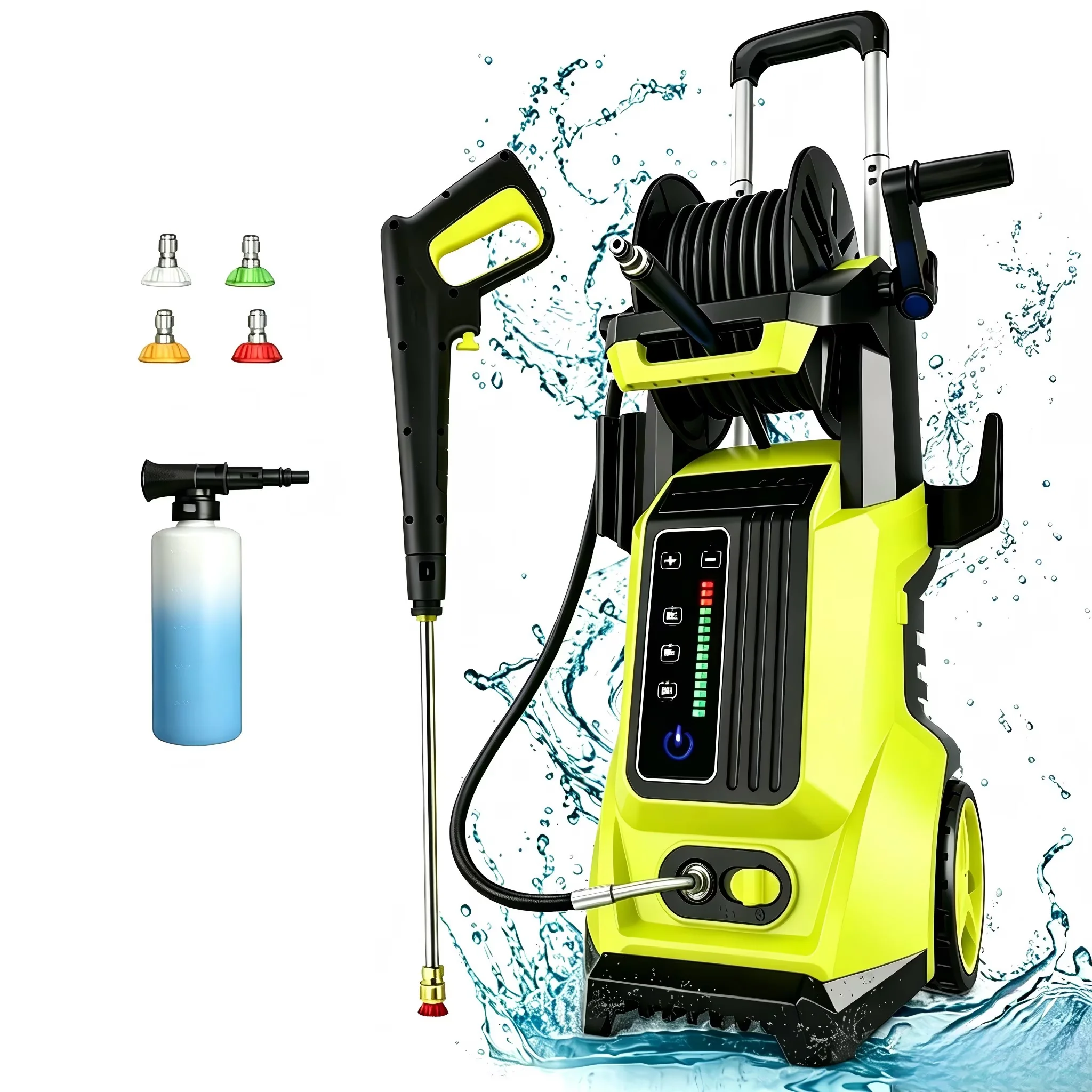 Pressure Washer Efficient with Adjustable Wand, Quick Connect Tips for Patio - Model CC5C13