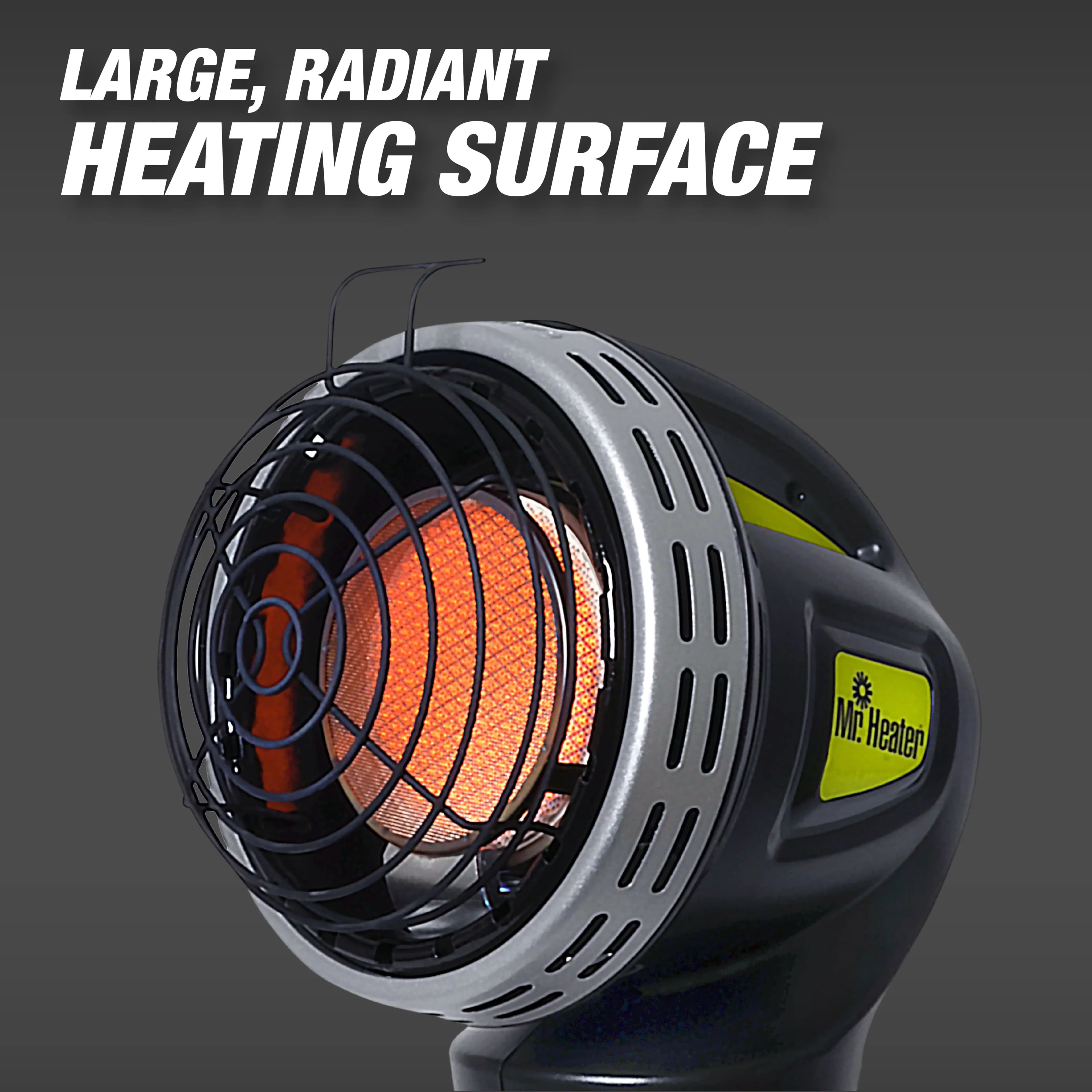 Portable And Electric Space Heater Professional with 4000 BTU, Adjustable - Black Model 1934A8