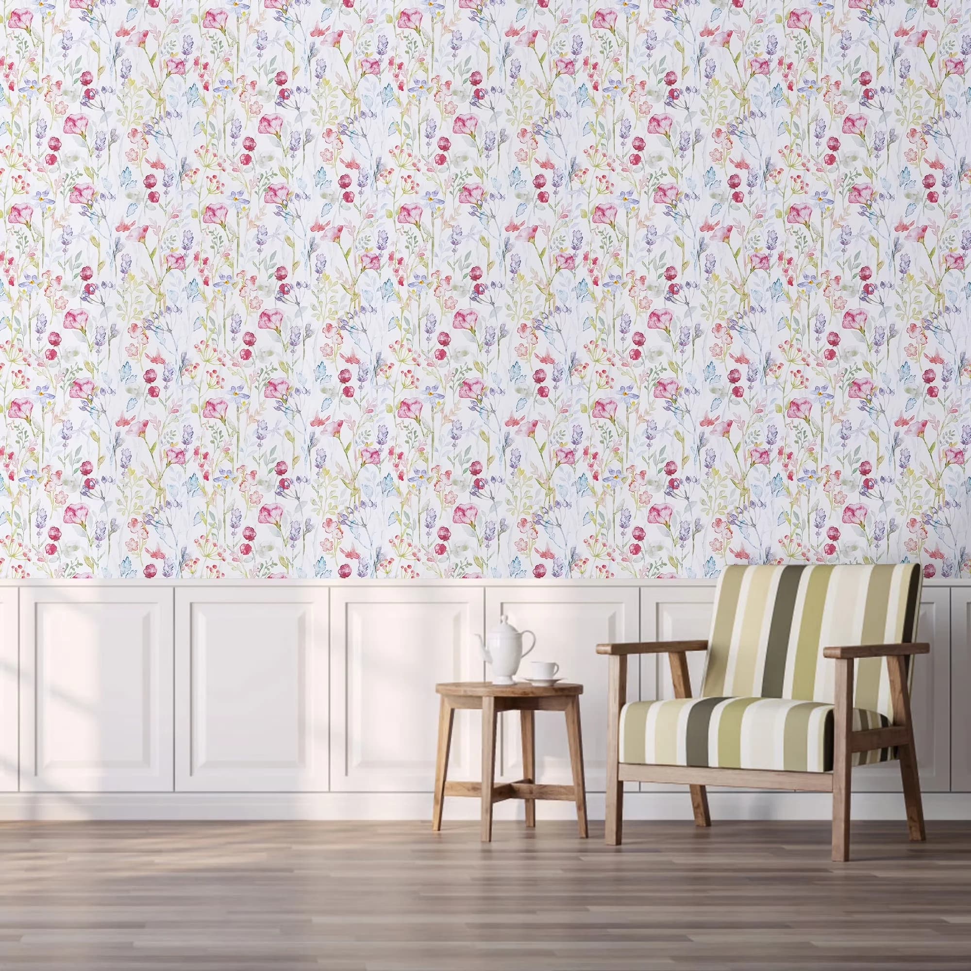 Reliable Wallpaper with Durable, Removable, Waterproof - White Pvc for Bedroom Model BAF3F0