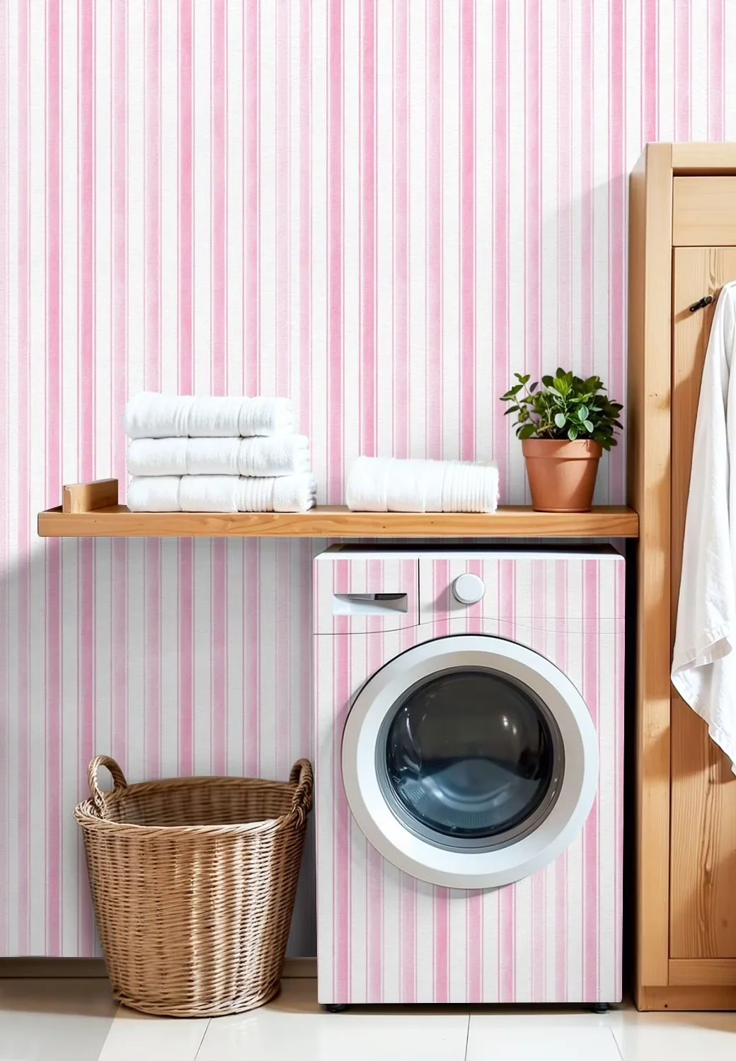 Wallpaper Wall Decals Wall Covering Classic with Waterproof - Vinyl 17.7"W x 118"L for Bedroom Model 1D51BD
