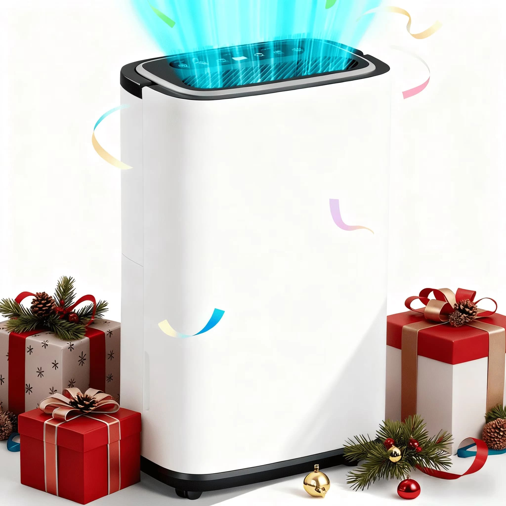 Premium Dehumidifier with Energy Efficient, Dehumidification/Drying/Air Modes, 24H Timer - Model 410A65