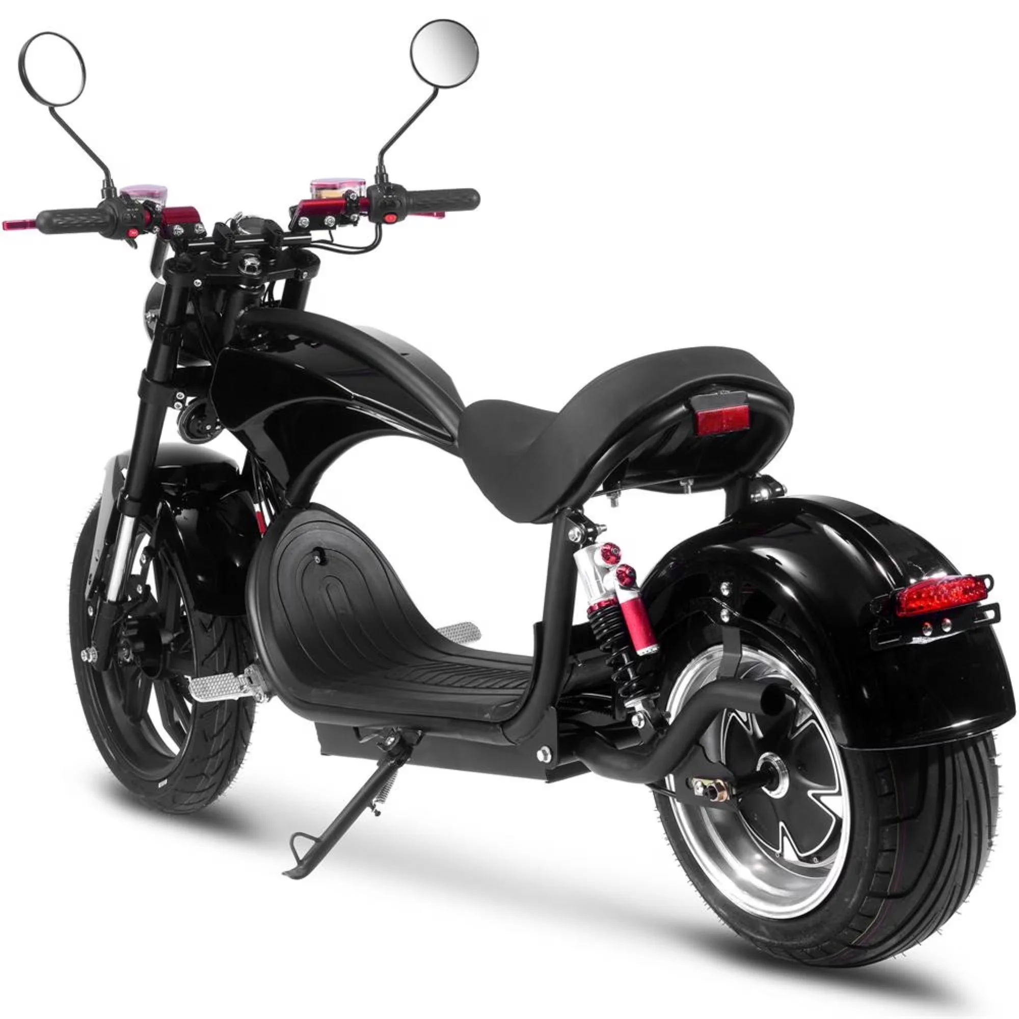 Sleek Scooter with 2500W, Top Speed: 28 mph, Motor: 2500W Rear Hub Motor (brushless) - Black Model B494A0