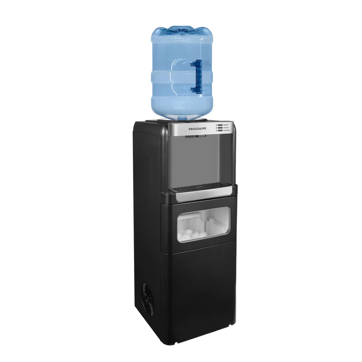Modern Water Filtration with Child Safely Lock, Temperature Control, Black - Stainless Steel Black Model 6243F2