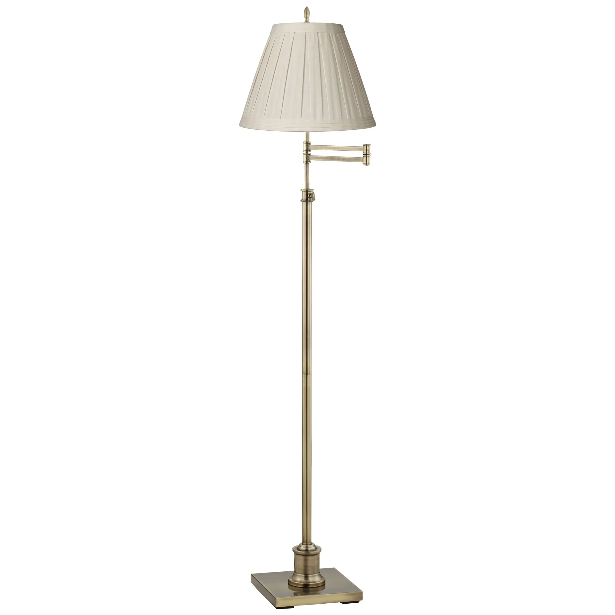 Professional Floor Lamp with LED, Adjustable Height - Gold Metal for Living Room, Bedroom Model 45A5FB