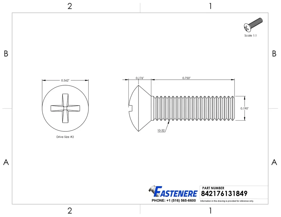 Premium Fastener - 10-32 - Ergonomic Design Model 922E5D