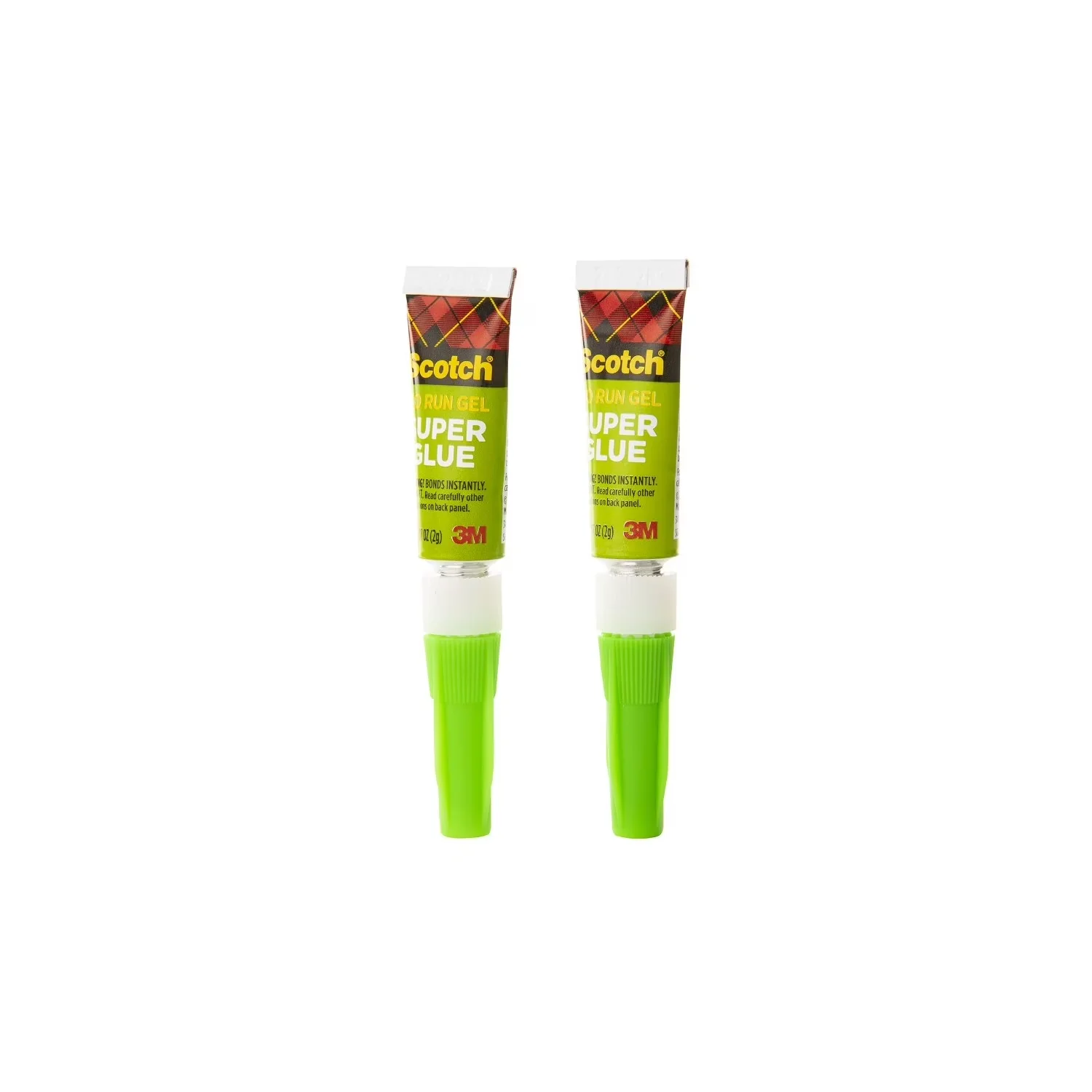 Premium Building Material with General Purpose Super Glue Gel, 0.7 oz each, 2 Count - Clear .07 oz Model 45B484