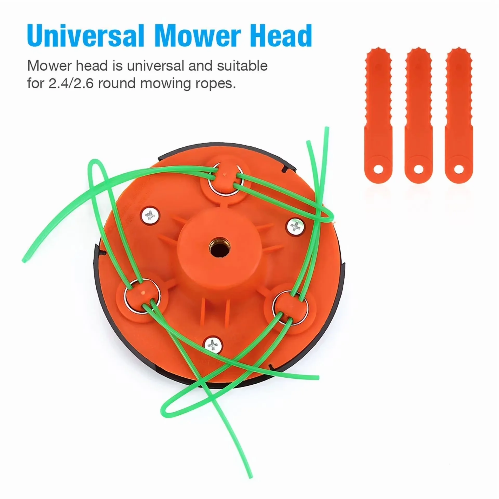 Replacement Parts Accessory Classic with Universal Replace Trimmer Head for Garden - Model A85121